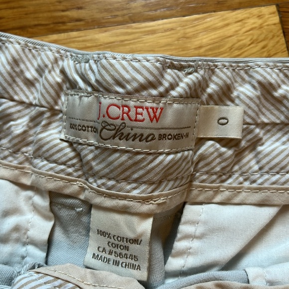 EUC 5 pairs of J.Crew chino shorts size 0 - Picture 10 of 16